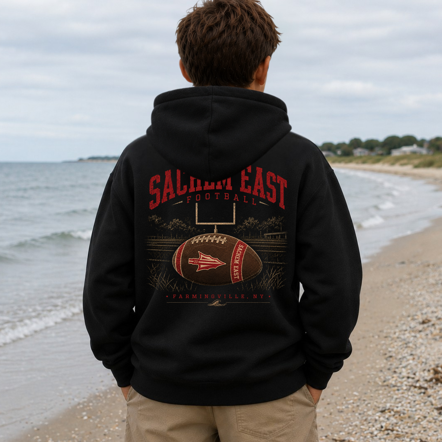 Friday Night Lights: Sachem East – YOUTH – Classic Cotton – Black | Salt + Shore
