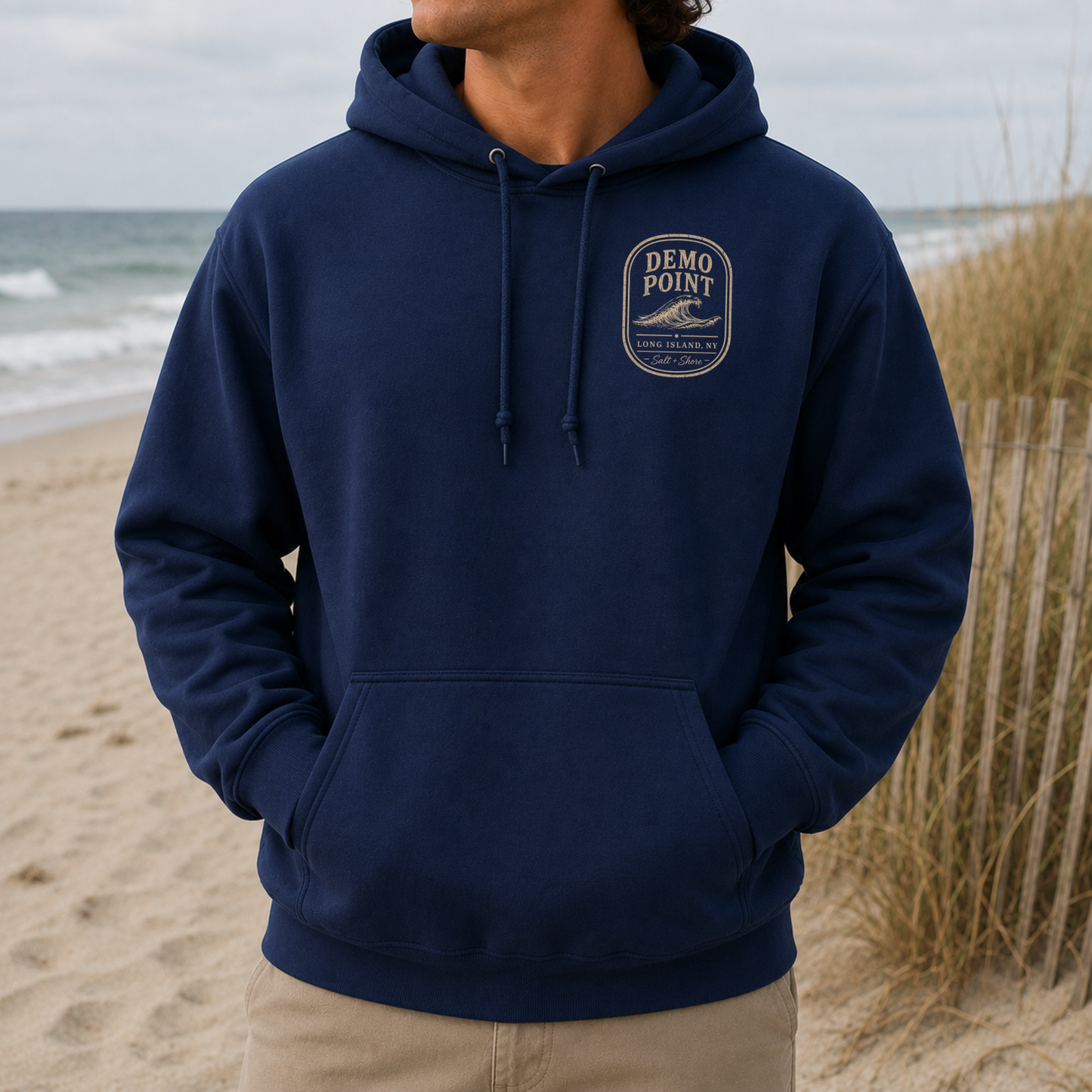 Demo Point Beach Access – Classic Cotton – Navy | Salt + Shore