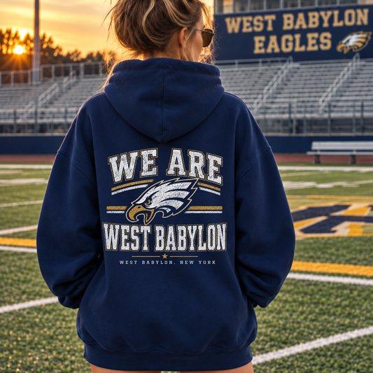 We Are West Babylon – Classic Cotton – Navy | West Babylon Cheer | Salt + Shore