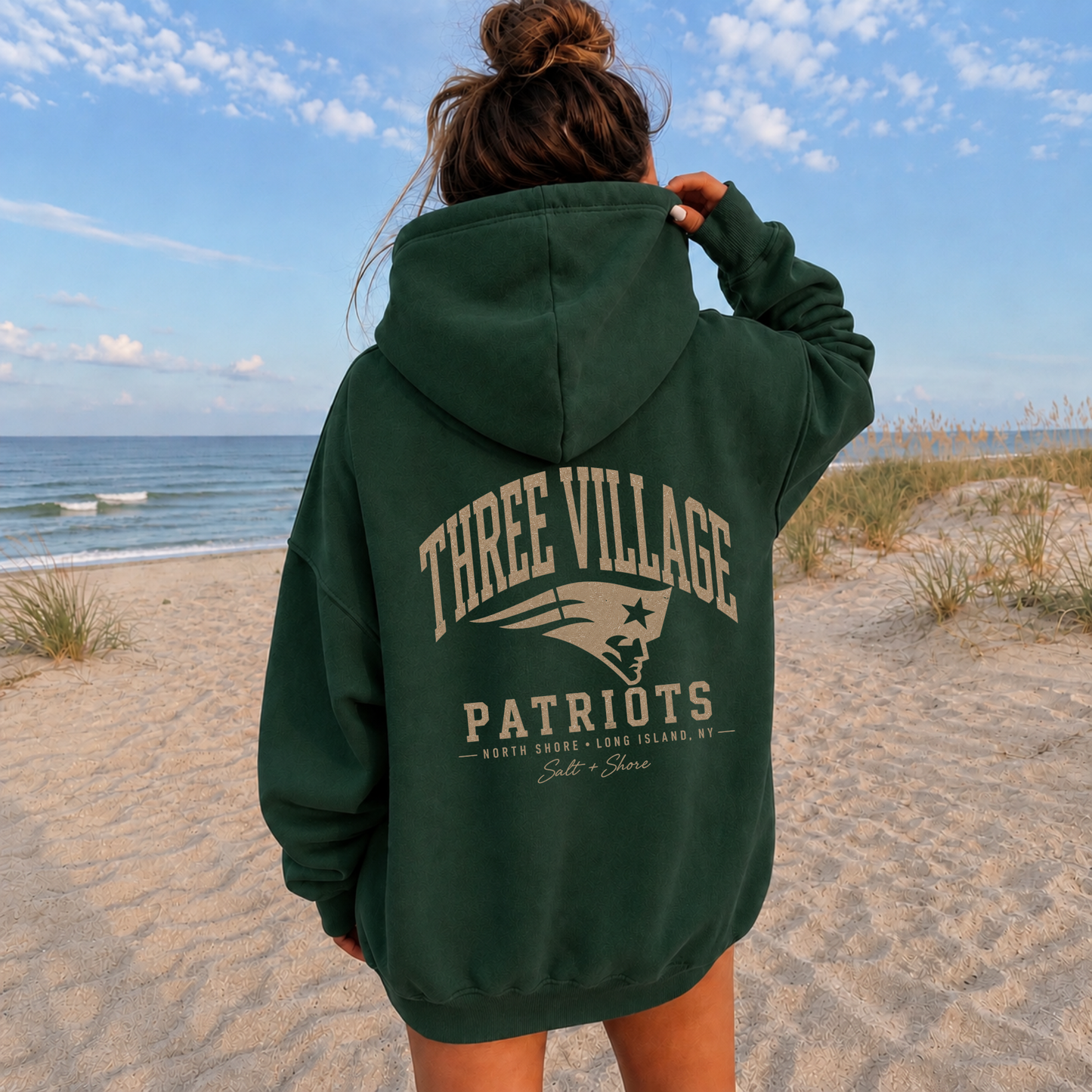 Three Village Varsity – Classic Cotton – Dune Pine | Three Village | Salt + Shore