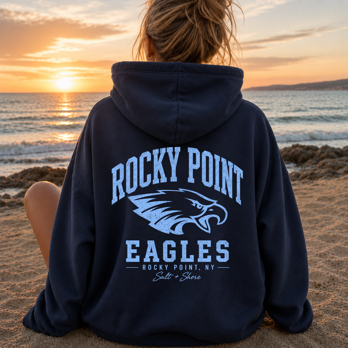 Rocky Point Varsity – Classic Cotton – Navy | Rocky Point Cheer | Salt + Shore