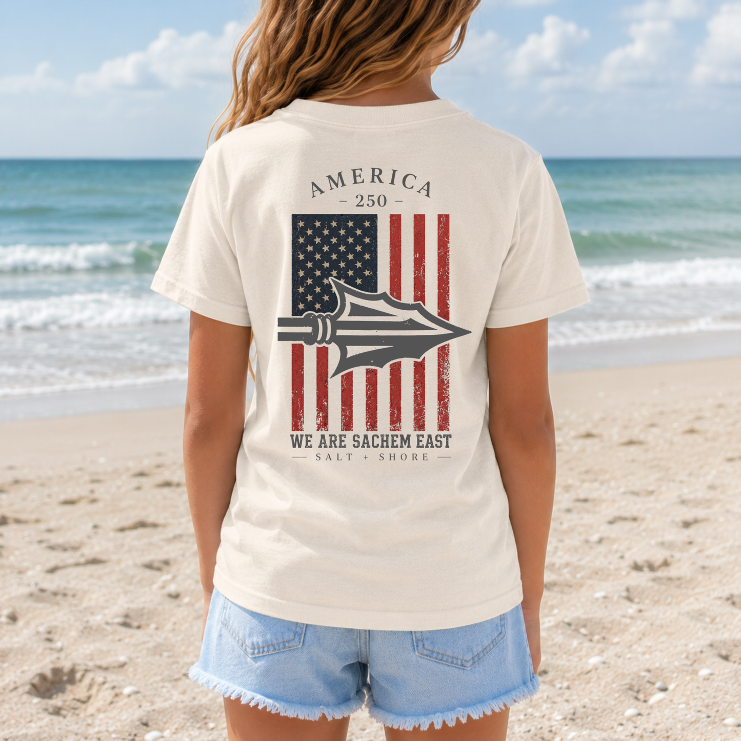 America 250: We Are Sachem East – YOUTH – Classic Cotton – Sand | Salt + Shore