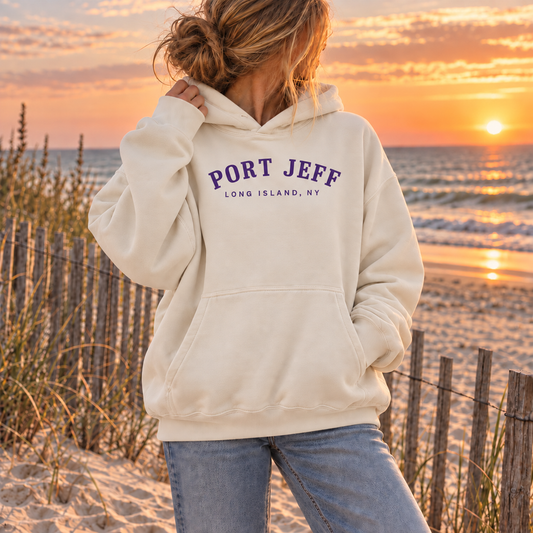 Port Jeff Heavyweight Embroidered - Bone | Port Jeff | Salt + Shore