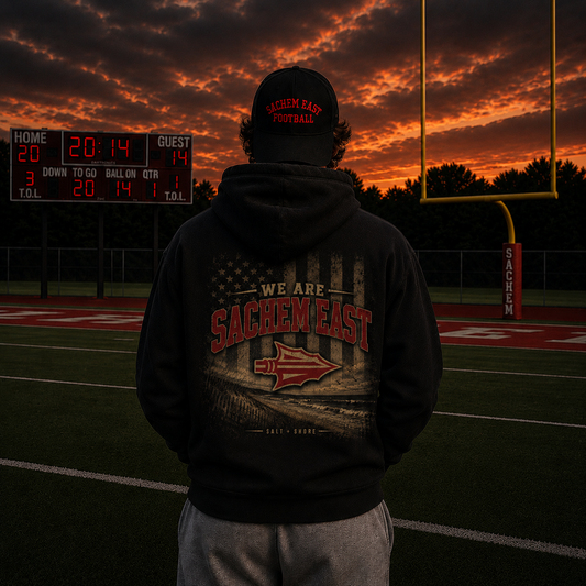 We Are East Sachem – Classic Cotton – Black | Sachem East Football | Salt + Shore
