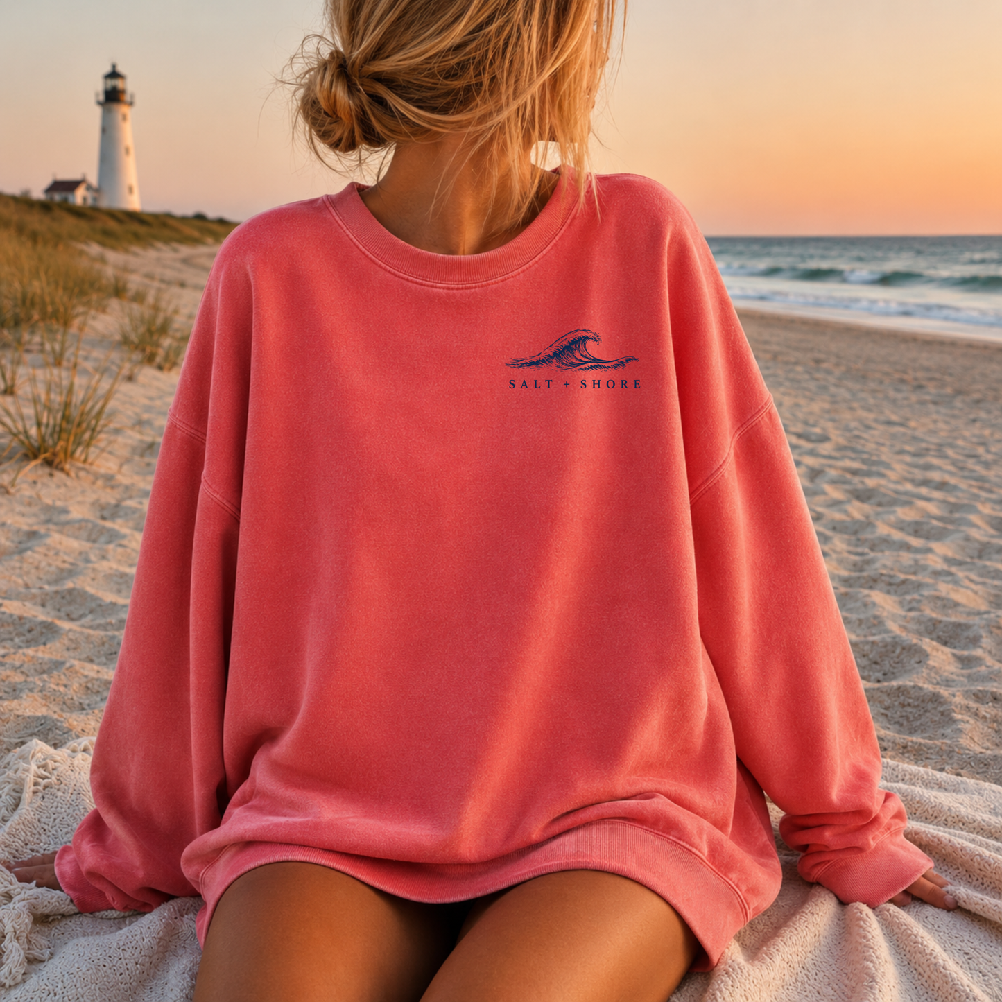 Saltwater + Sunsets – Premium Garment-Dyed – Coral Reef | Salt + Shore
