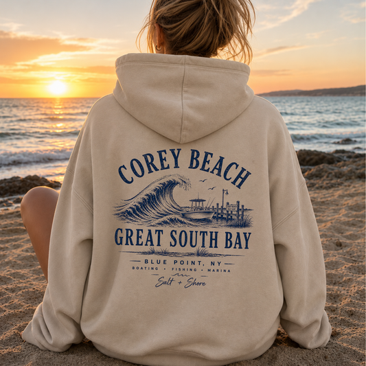 Corey Beach Marina – Classic Cotton – Sand | BBP Phantoms | Salt + Shore