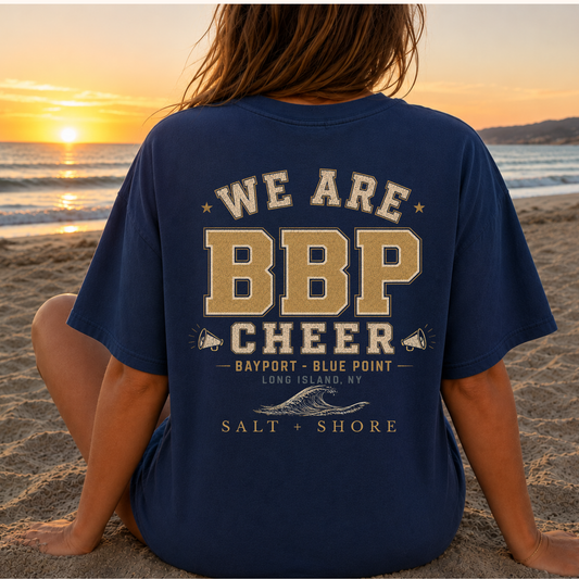 We Are BBP Cheer – Premium Garment-Dyed – Washed Navy | BBP Phantoms | Salt + Shore