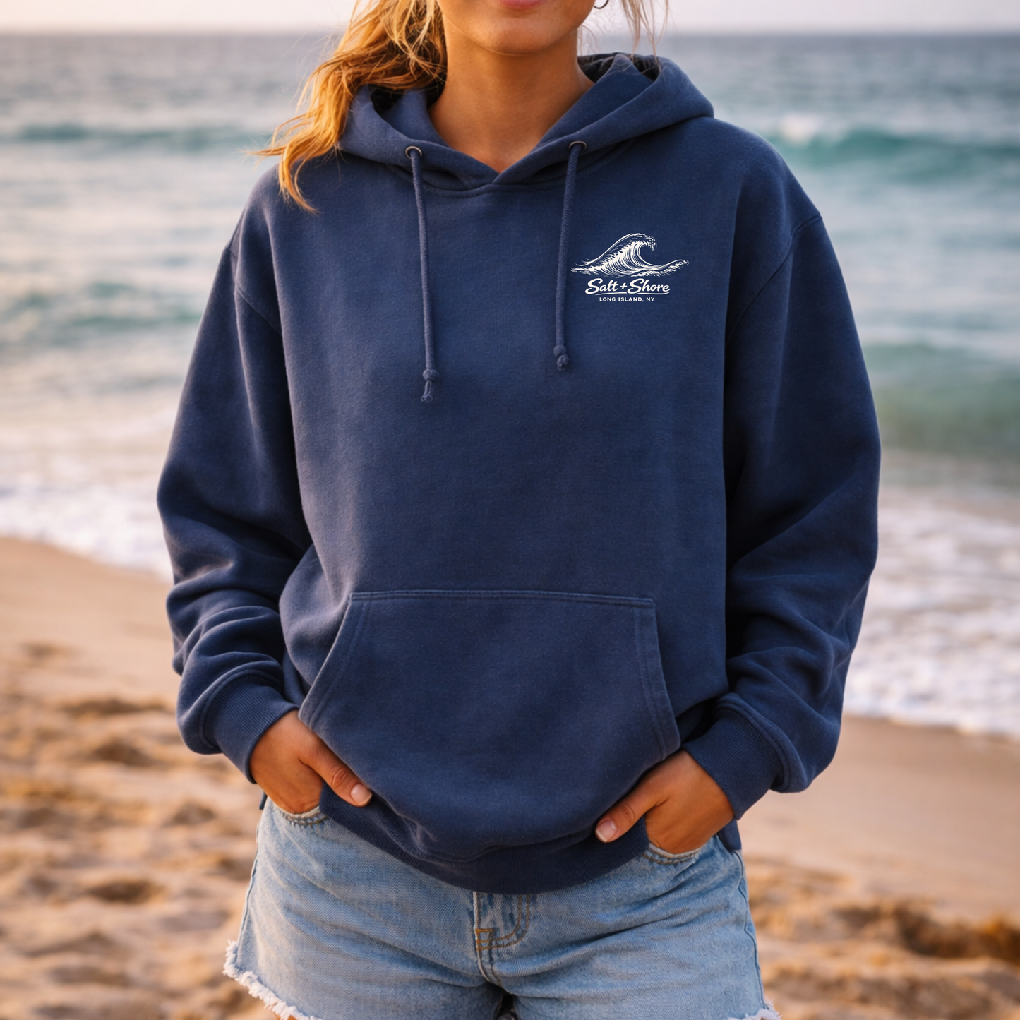 Locals Wave – Classic Cotton – Navy | Salt + Shore