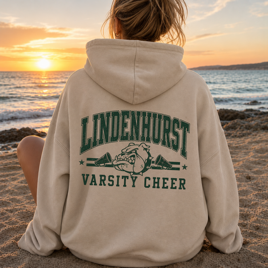 Lindenhurst Varsity Cheer – Classic Cotton – Sand | Lindenhurst Cheer | Salt + Shore