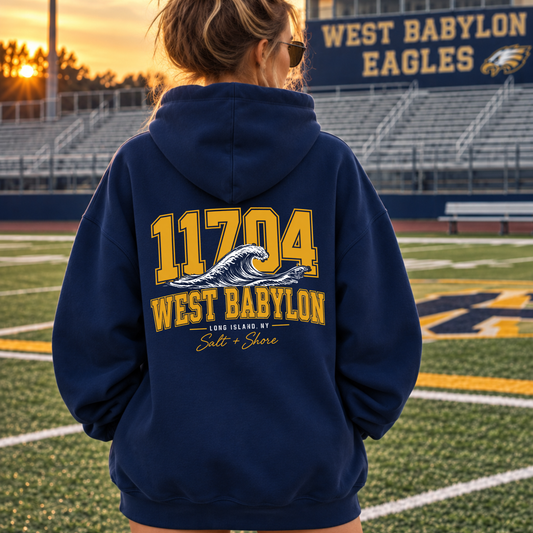 11704 Tide – Classic Cotton – Navy | West Babylon Cheer | Salt + Shore
