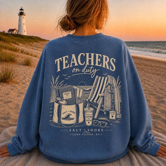 Teachers on Duty – Premium Garment-Dyed – Washed Indigo | Salt + Shore