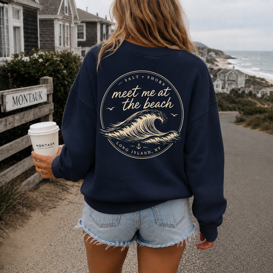 Long Island Swell – Premium Garment-Dyed – Washed Navy | Salt + Shore