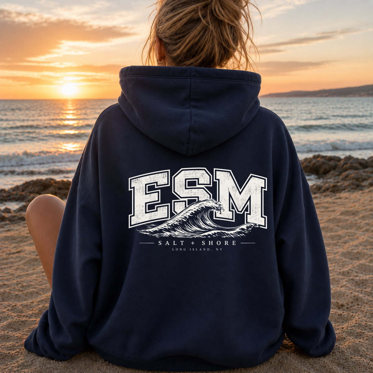 ESM Tide – Classic Cotton – Navy | ESM Sharks | Salt + Shore