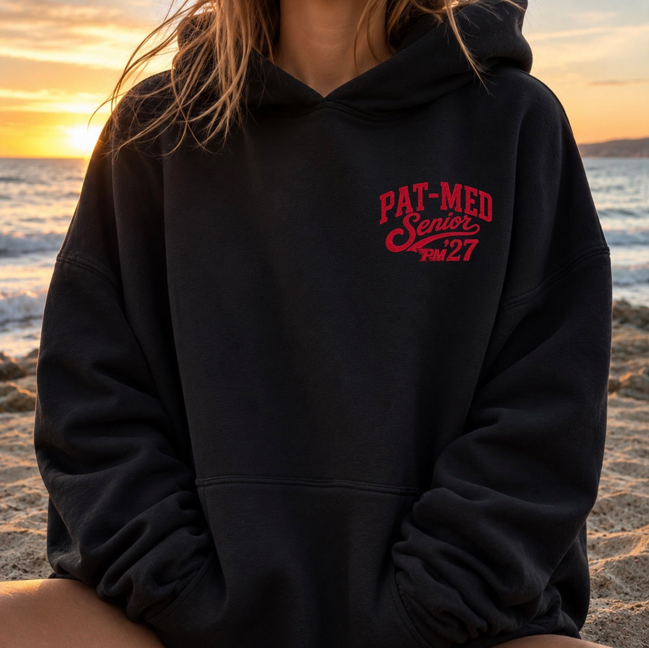Pat-Med Senior 27 – Classic Cotton – Black | PM Cheer | Salt + Shore