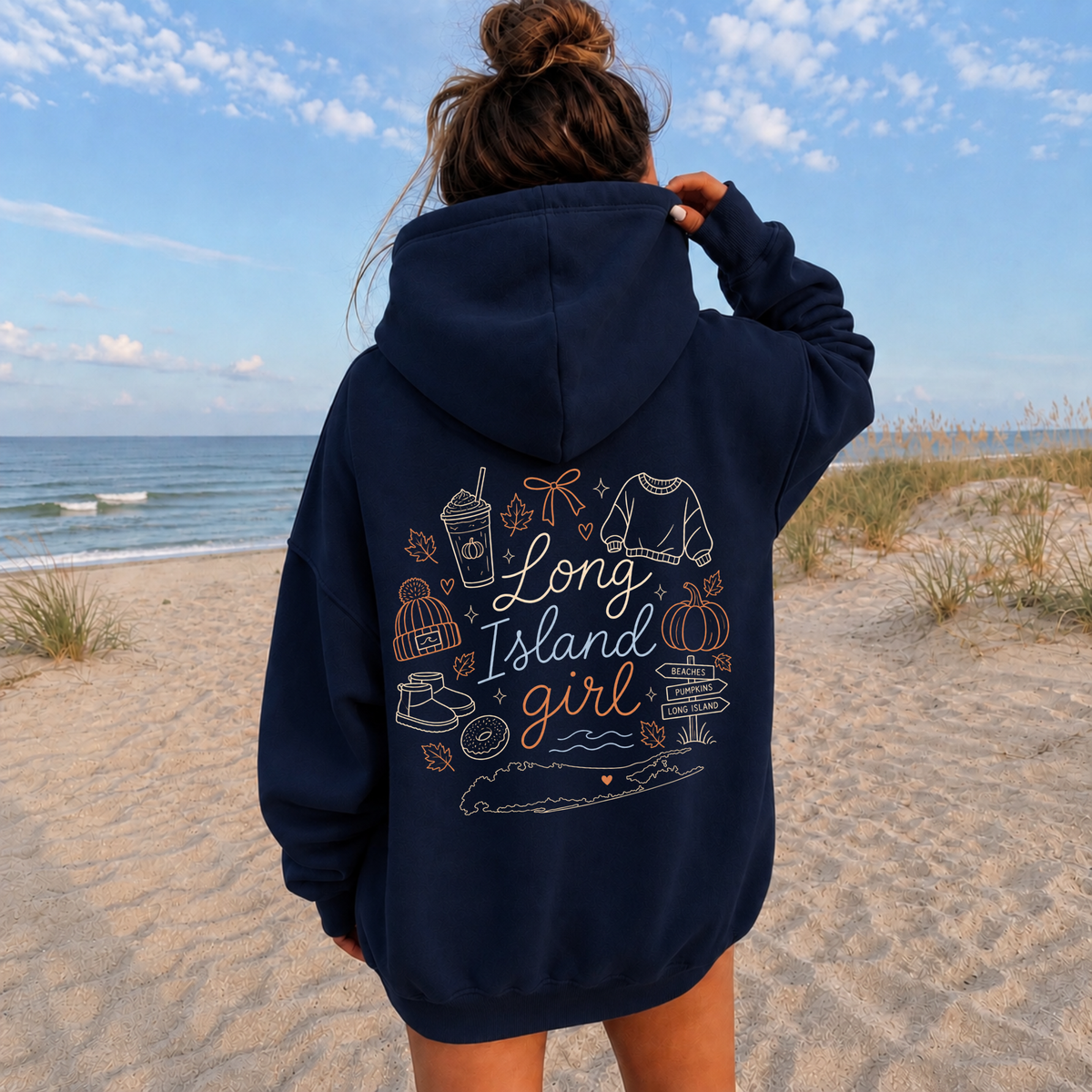 Long Island Girl: Fall Edition – Classic Cotton – Navy | Salt + Shore