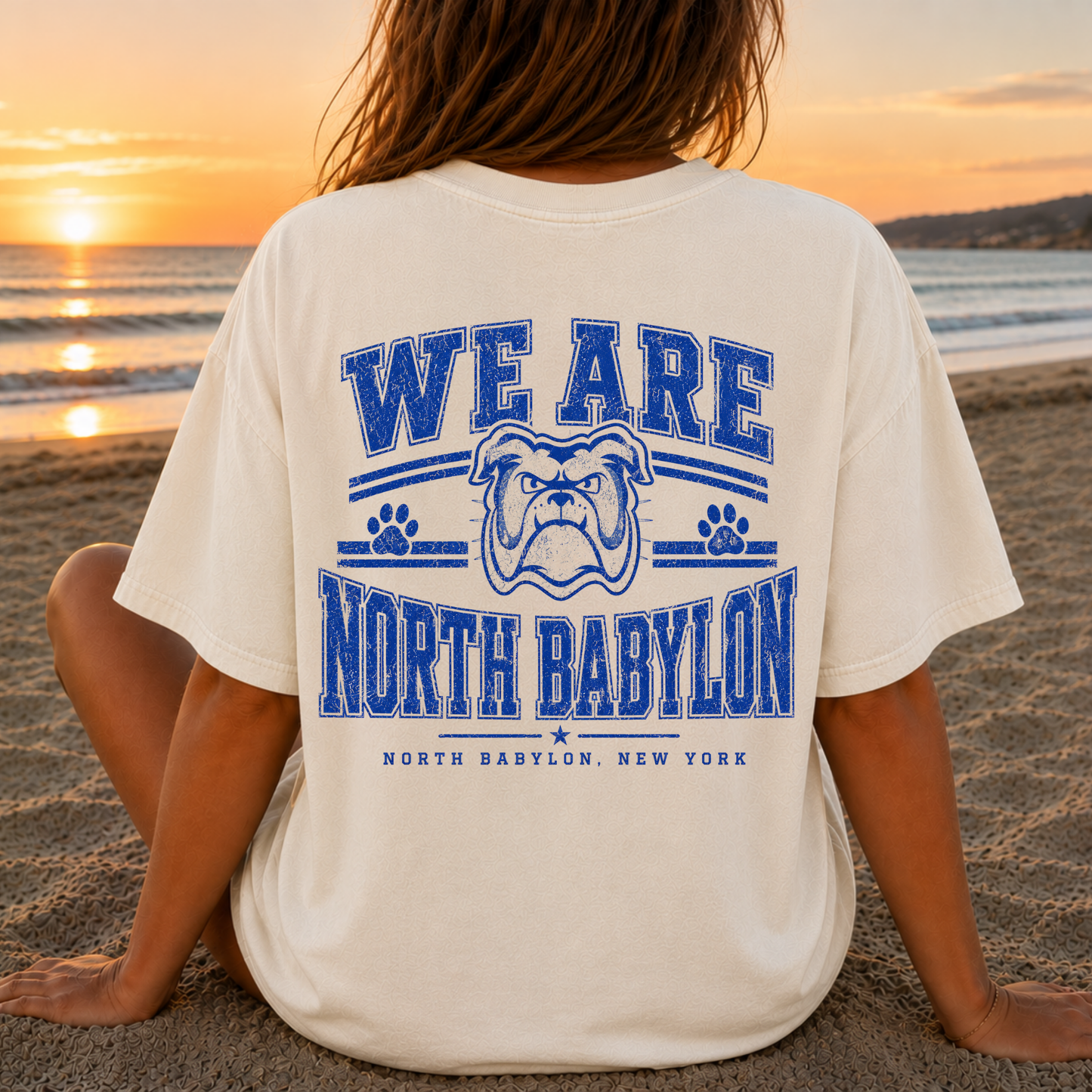 We Are North Babylon – Premium Garment-Dyed – Bone | North Babylon Cheer | Salt + Shore