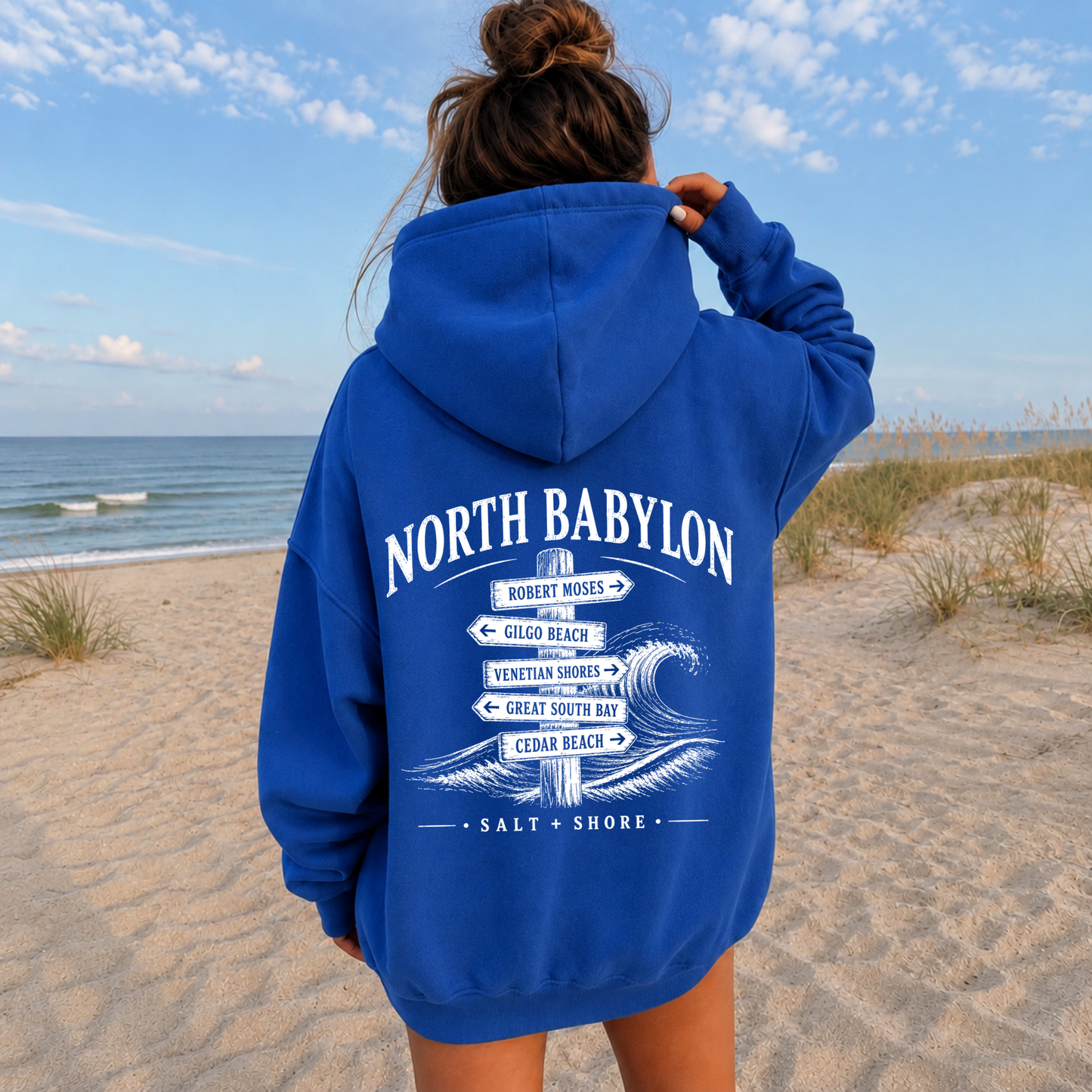 North Babylon Wayfinder – Classic Cotton – Deep Water | North Babylon Cheer | Salt + Shore