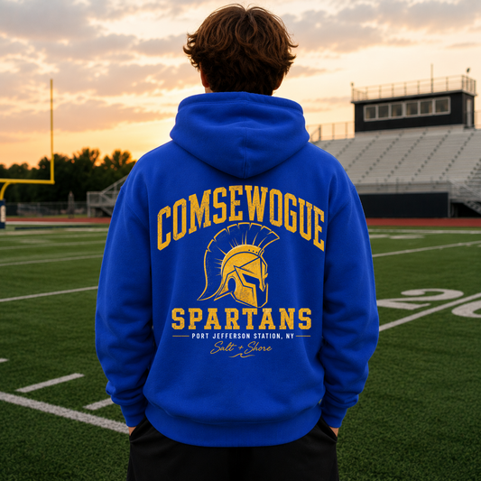 Spartan Varsity – Classic Cotton – Deep Water | Comsewogue Football | Salt + Shore