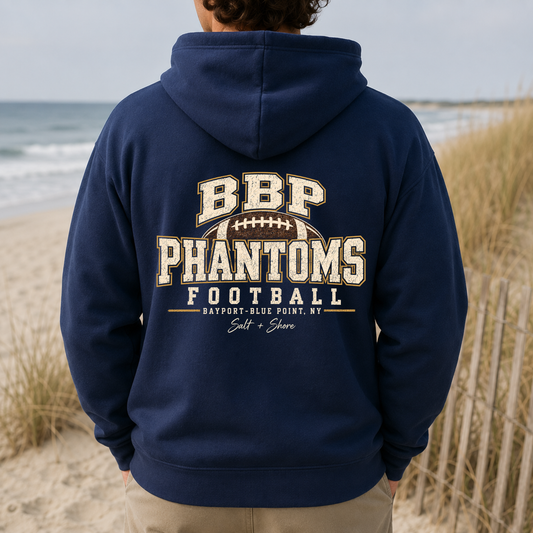 BBP Phantoms Football – Classic Cotton – Navy | BBP Phantoms| Salt + Shore