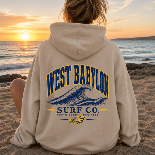 West Babylon Surf Co.  – Classic Cotton – Sand | West Babylon Cheer | Salt + Shore