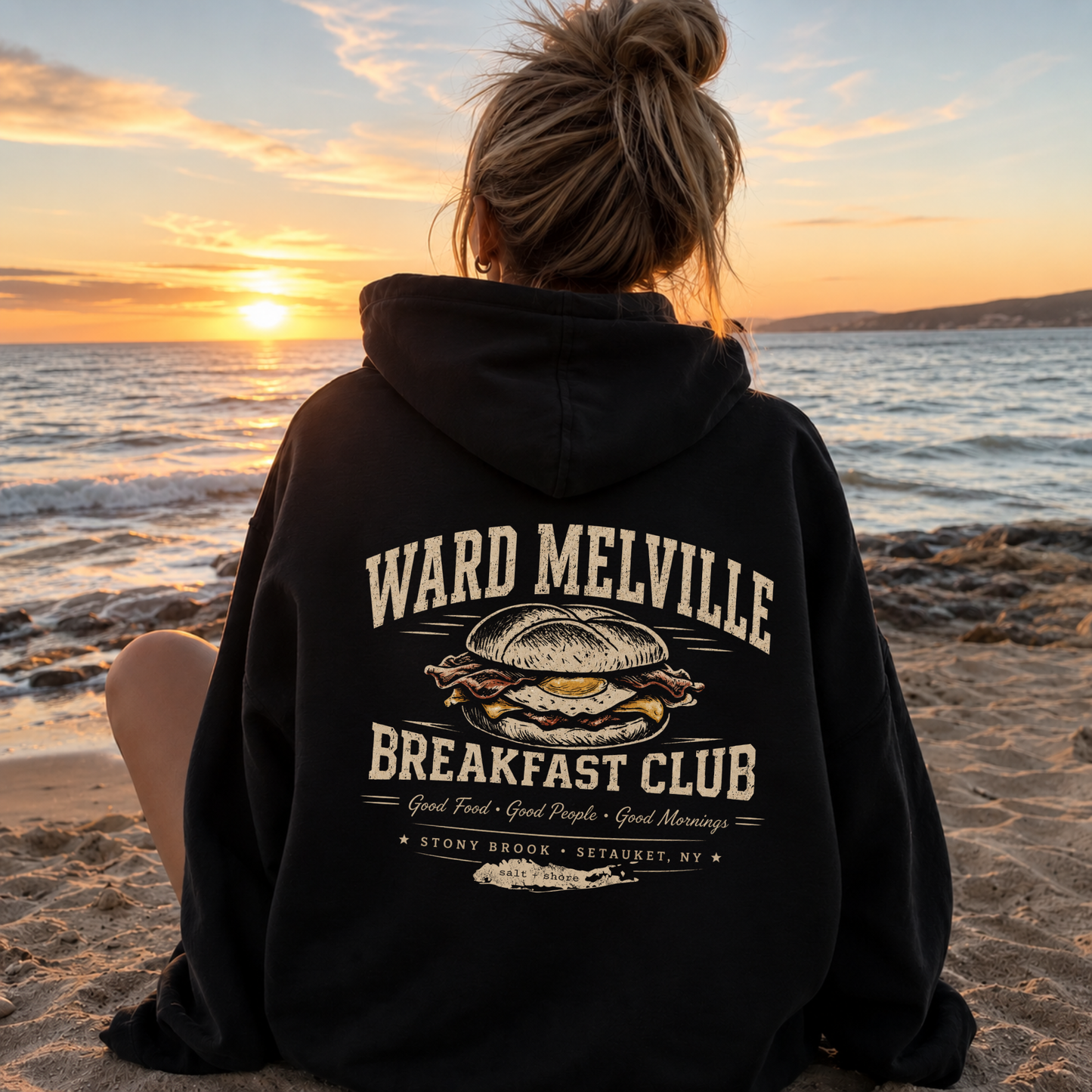 Ward Melville Breakfast Club – Classic Cotton – Black | Ward Melville Cheer | Salt + Shore