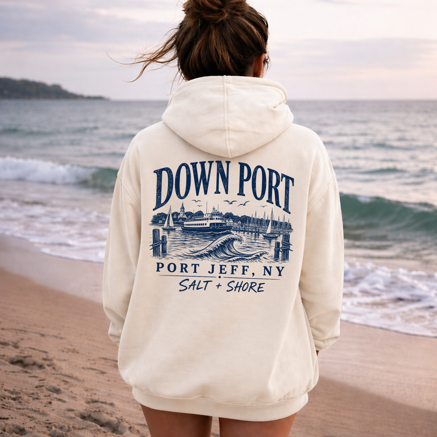 Port Jefferson Down Port  – Premium Garment-Dyed – Bone | Salt + Shore