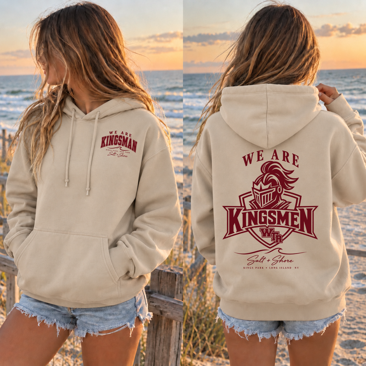 We Are WTR Kingsmen – Classic Cotton – Sand | Kings Park | Salt + Shore