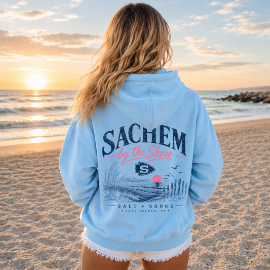 Sachem by the Shore – Premium Garment-Dyed – Coastal Sky | Sachem North Football | Salt + Shore