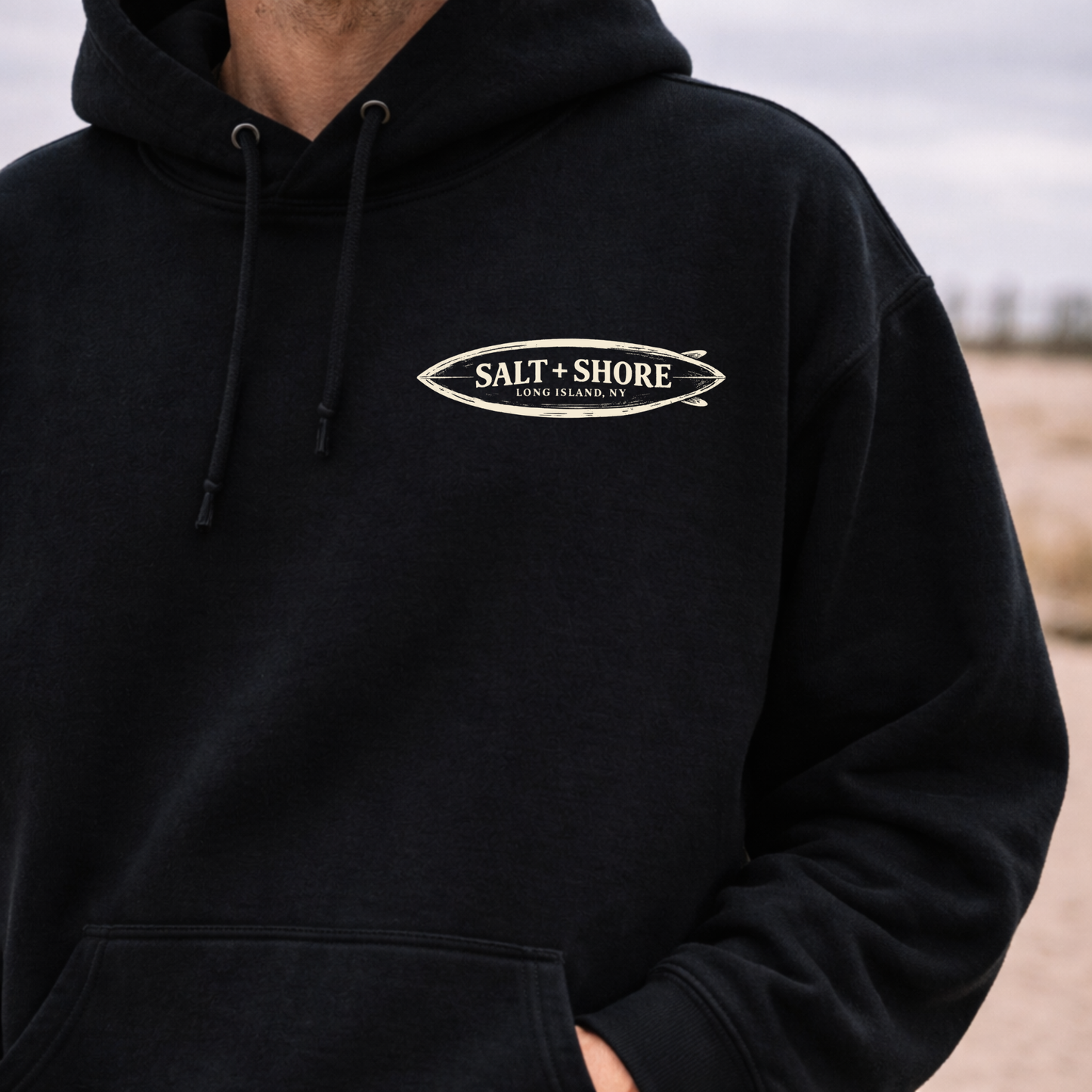 Locals Shack – Premium Garment-Dyed – Washed Black | Salt + Shore