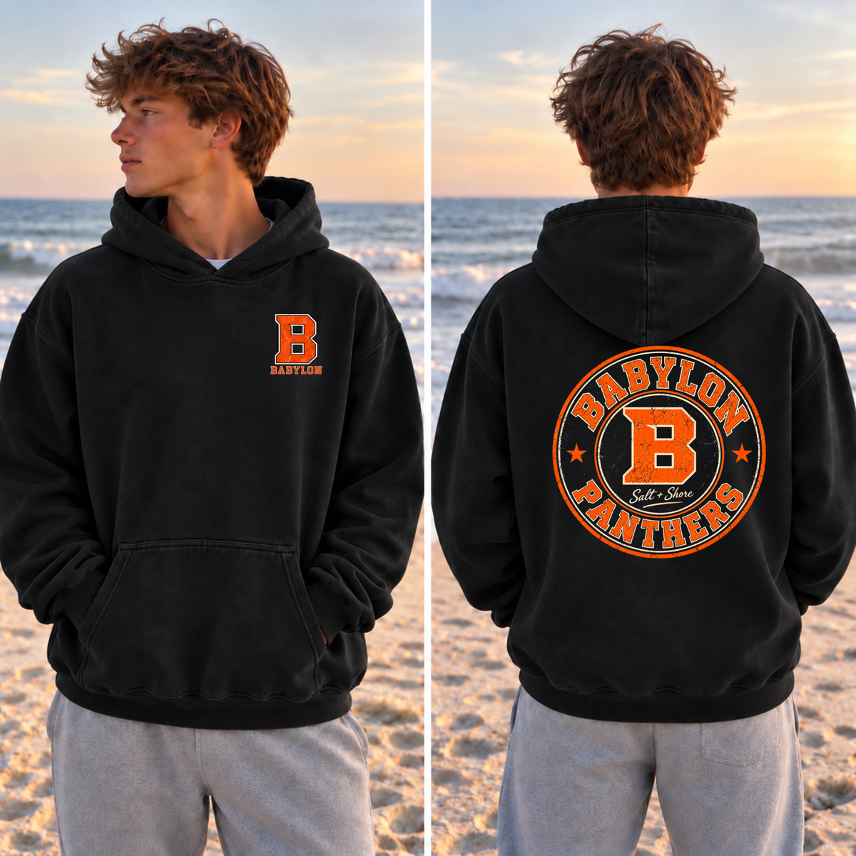 Babylon Panthers Heritage – Premium Garment-Dyed – Black | Babylon | Salt + Shore