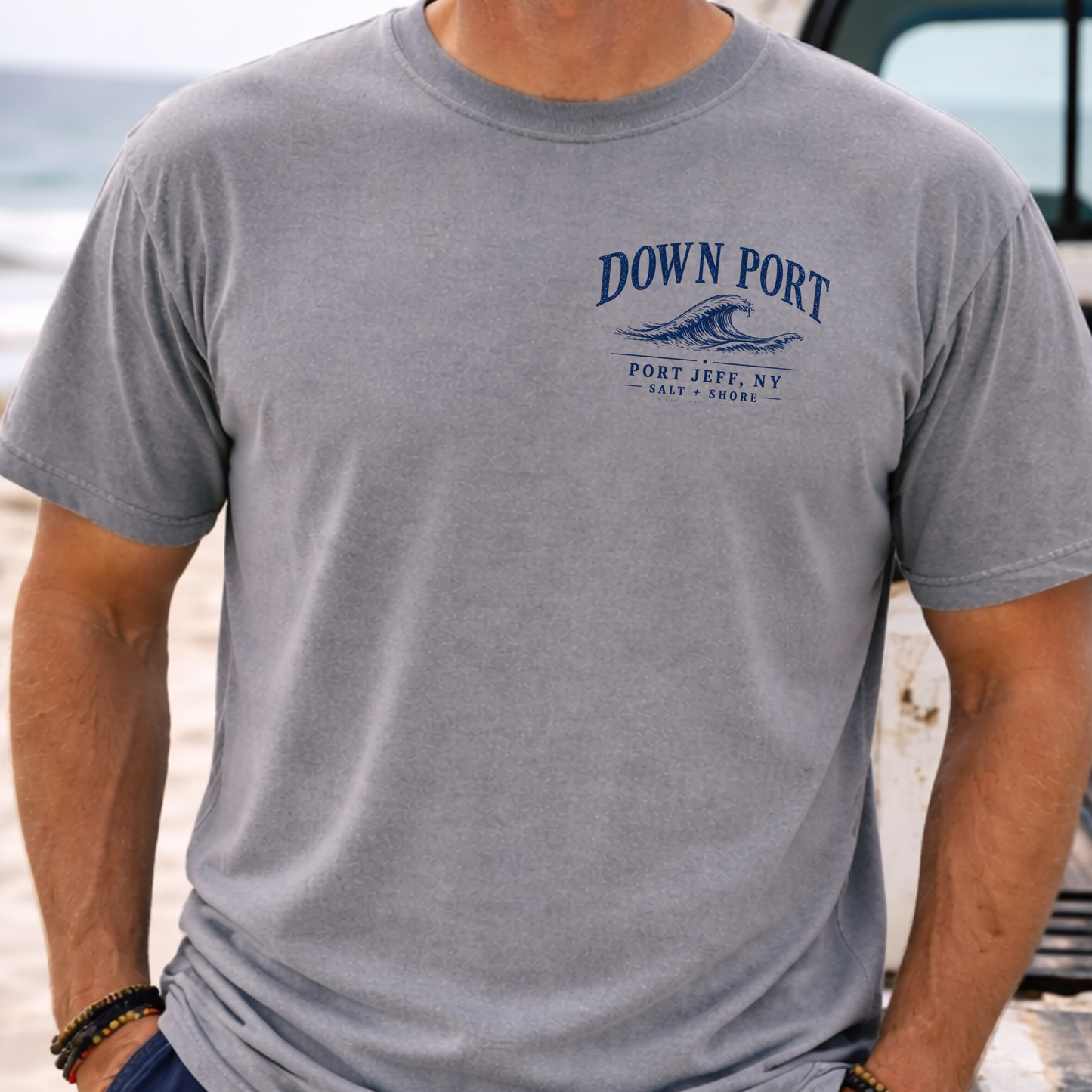 Port Jefferson Down Port – Premium Garment-Dyed – Washed Gray | Salt + Shore