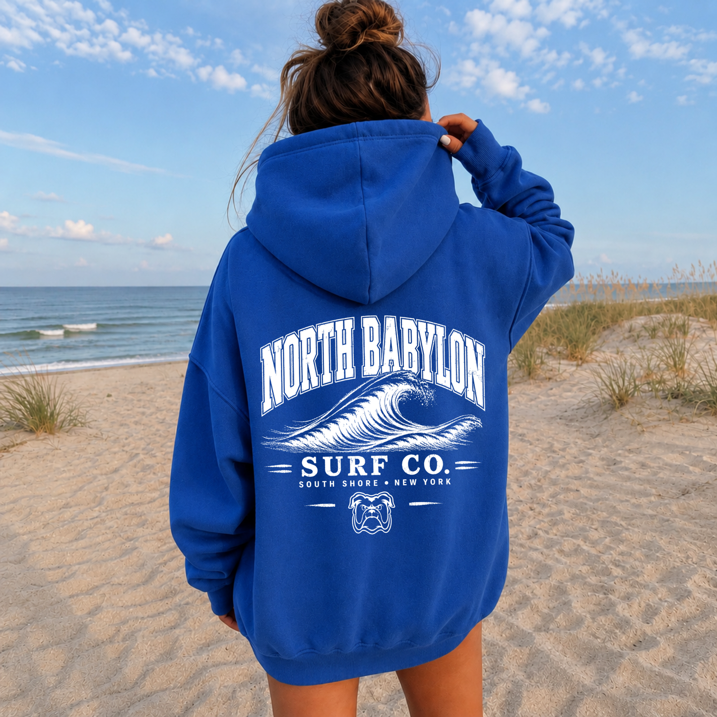 North Babylon Surf Co. – Classic Cotton – Deep Water | North Babylon Cheer | Salt + Shore