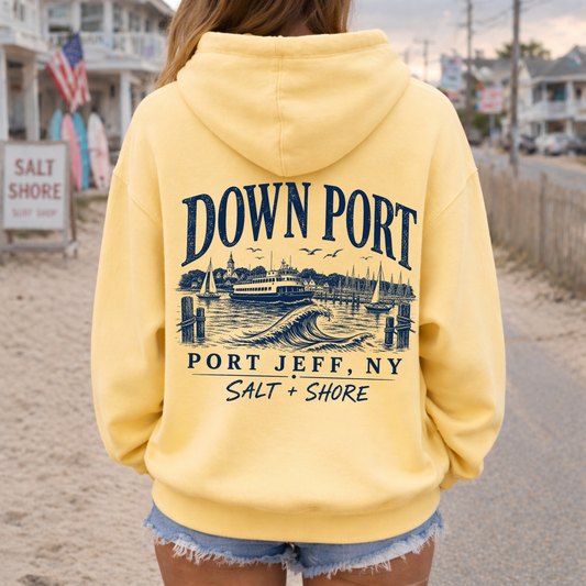 Port Jefferson Down Port – Premium Garment-Dyed – Sunwashed Butter | Salt + Shore