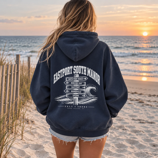 ESM Wayfinder– Premium Garment-Dyed – Washed Navy | ESM Sharks | Salt + Shore