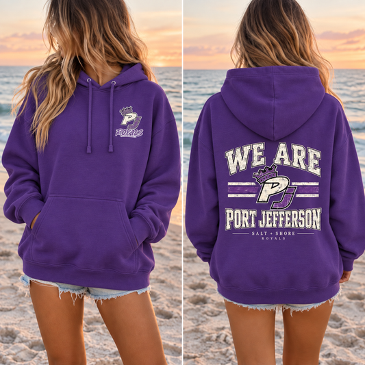 We Are Port Jeff – Classic Cotton – Royal Tide | Port Jeff | Salt + Shore