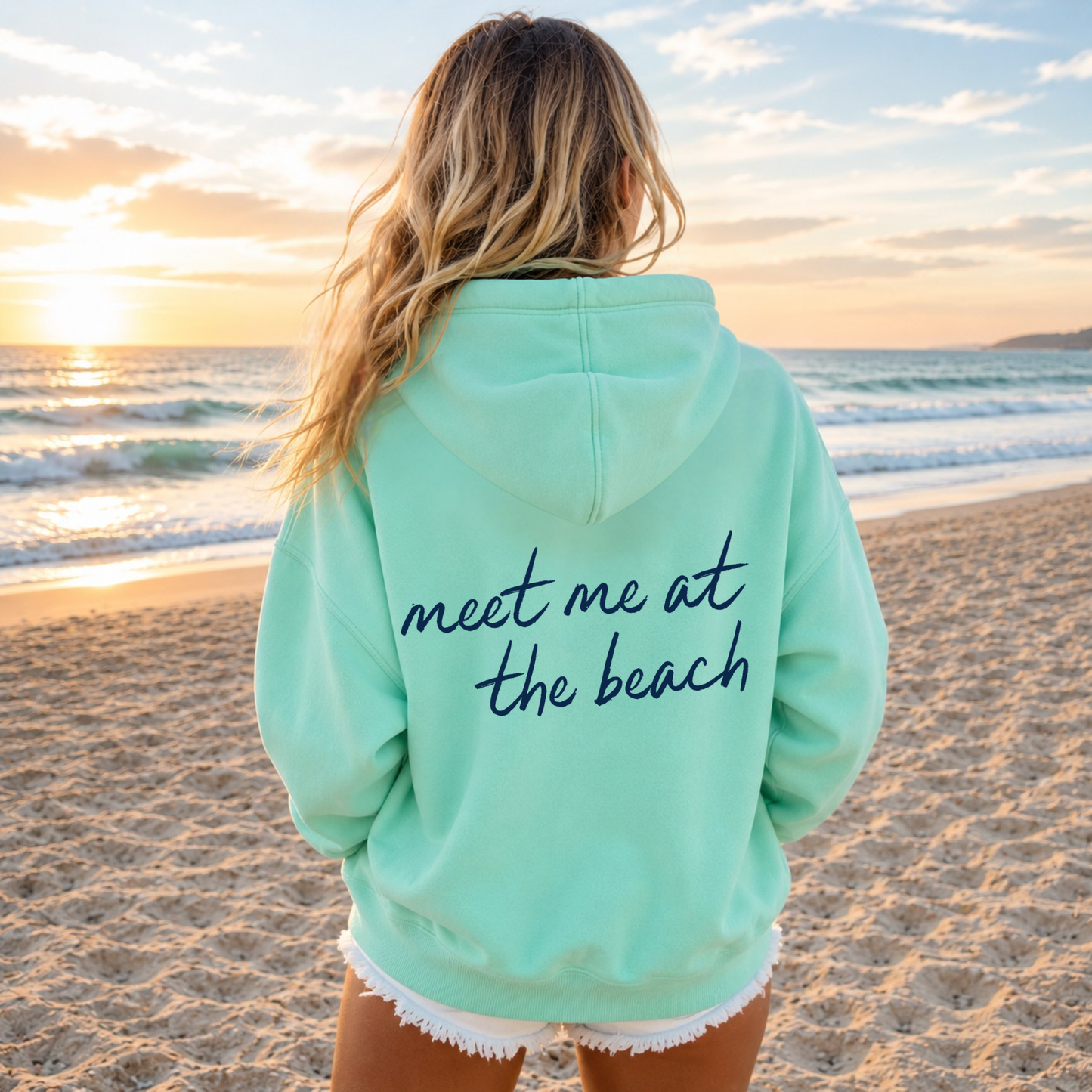 Meet Me at the Beach – Premium Garment-Dyed – Coastal Mint | Salt + Shore