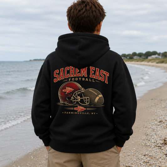 Sachem East Gameday – YOUTH – Classic Cotton – Black | Salt + Shore