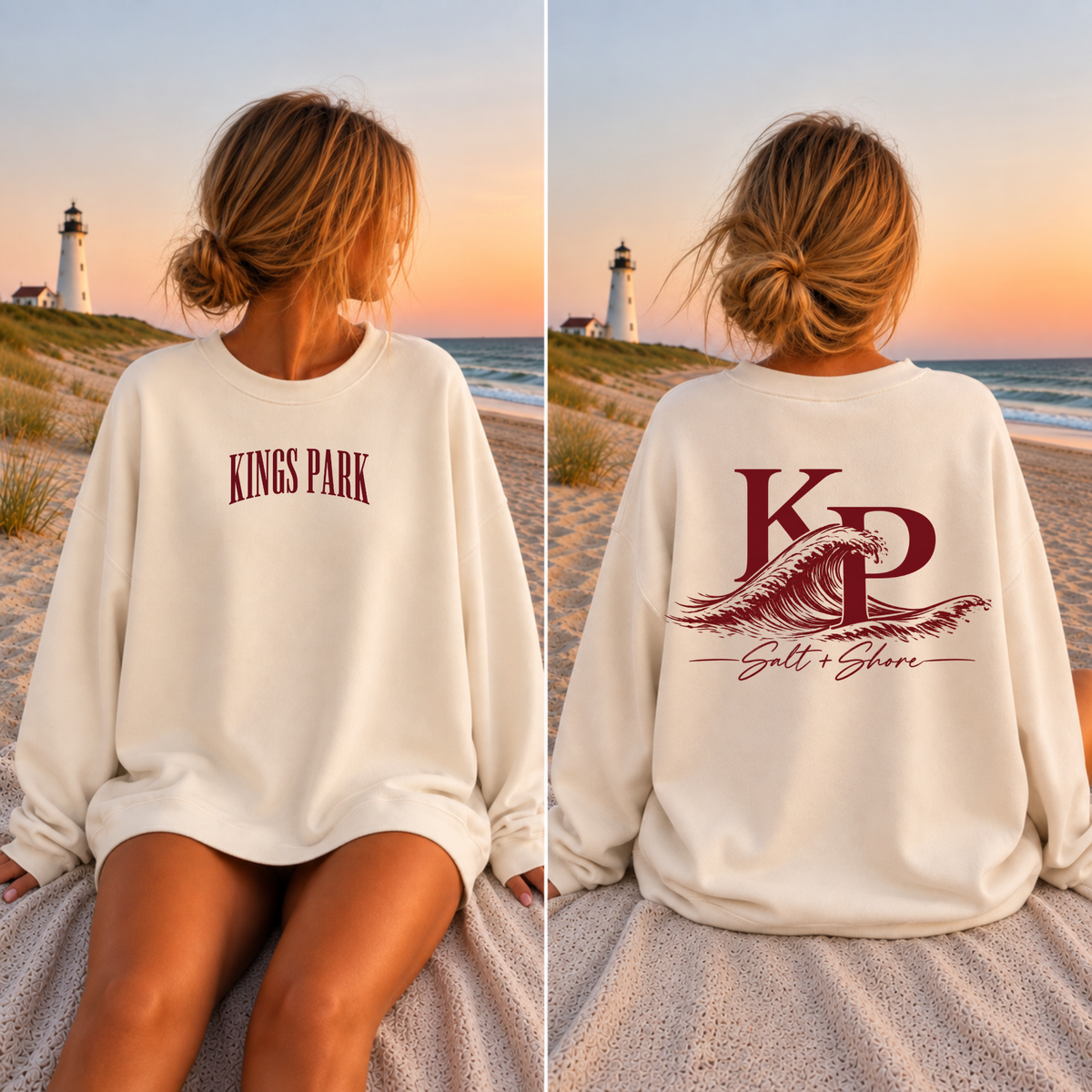 KP Coastal – Premium Garment-Dyed – Bone | Kings Park | Salt + Shore