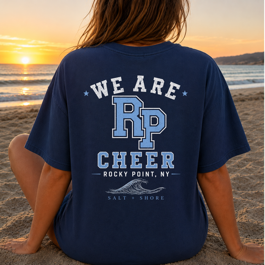 Rocky Point Cheer Varsity – Premium Garment-Dyed – Washed Navy | Rocky Point Cheer | Salt + Shore