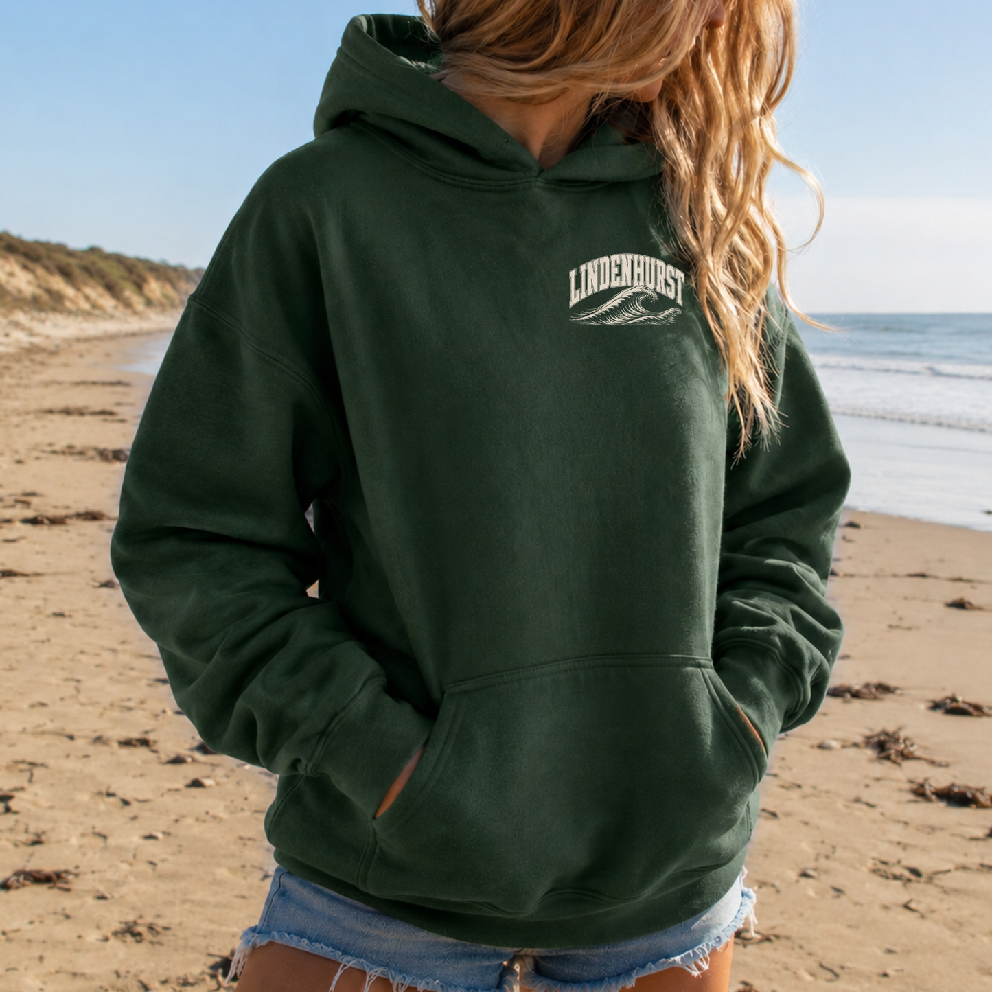 Lindenhurst Surf Co. – Classic Cotton – Dune Pine | Lindenhurst Cheer | Salt + Shore