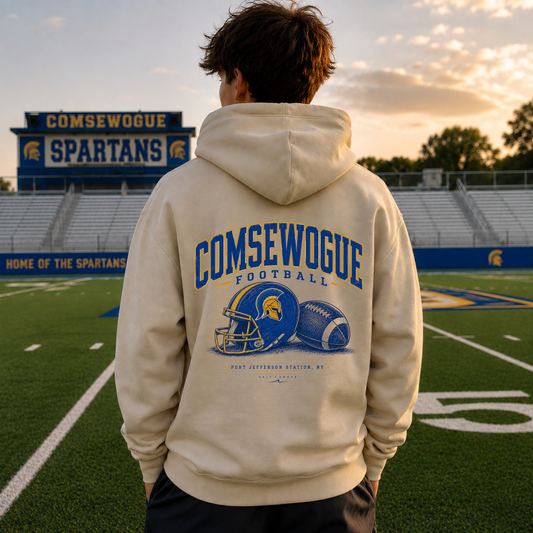 Friday Night Spartans – Classic Cotton – Sand | Comsewogue Football | Salt + Shore