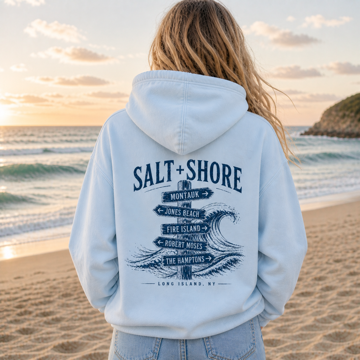 Long Island Wayfinder – Premium Garment-Dyed – Coastal Sky | Salt + Shore