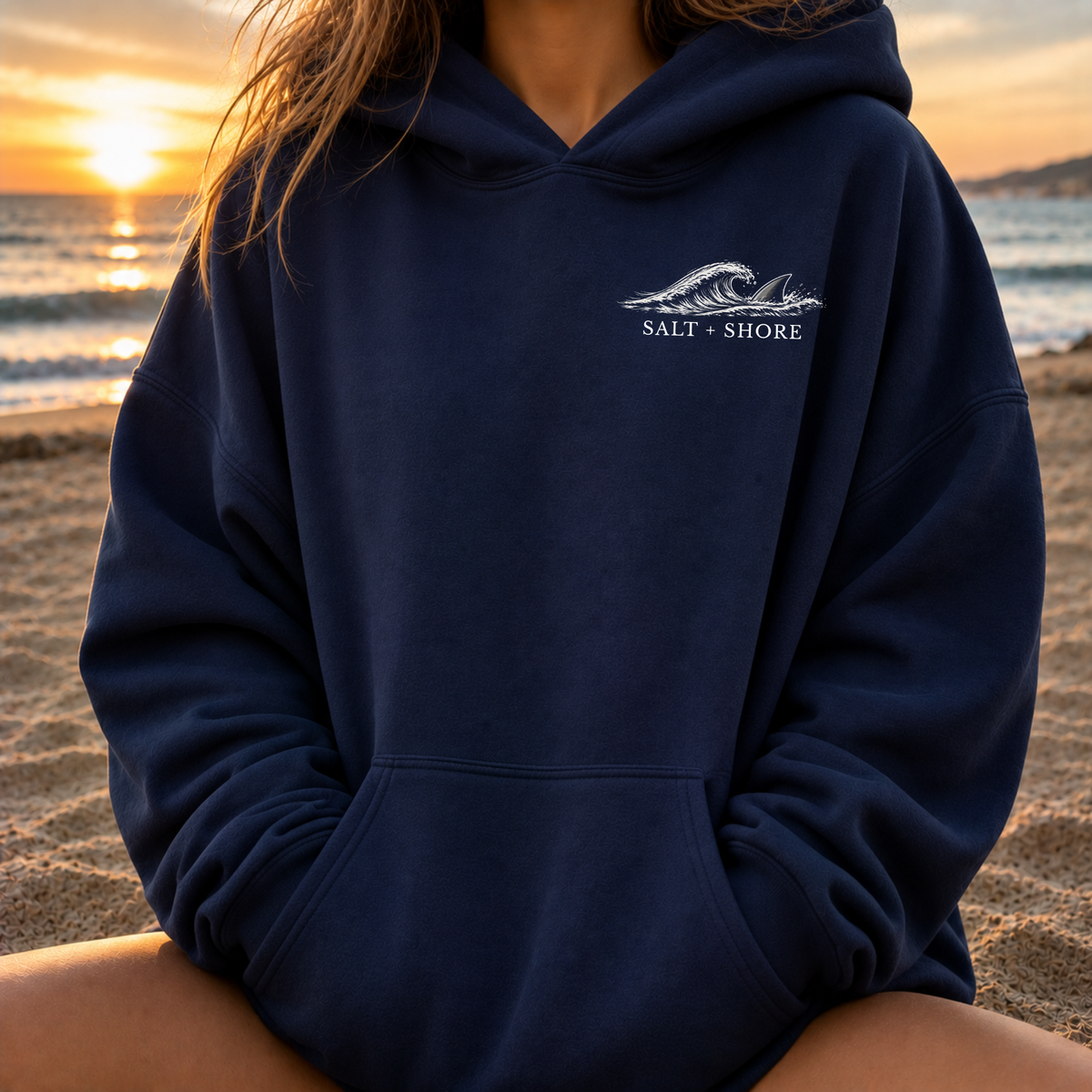 ESM: Shark Nation – Classic Cotton – Navy | ESM Sharks | Salt + Shore