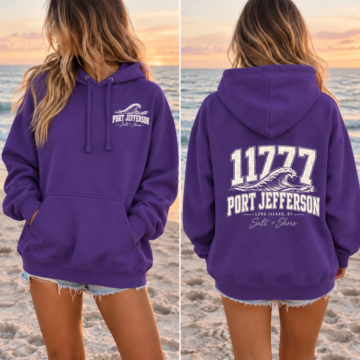 11777 Wave  – Classic Cotton – Royal Tide | Port Jeff | Salt + Shore