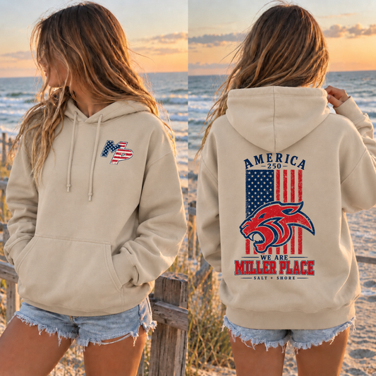 America 250: We Are Miller Place – Classic Cotton – Sand | Miller Place | Salt + Shore