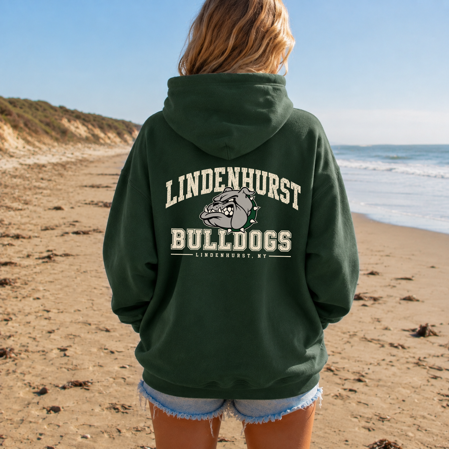 Lindenhurst Bulldogs Classic – Classic Cotton – Dune Pine | Lindenhurst Cheer | Salt + Shore