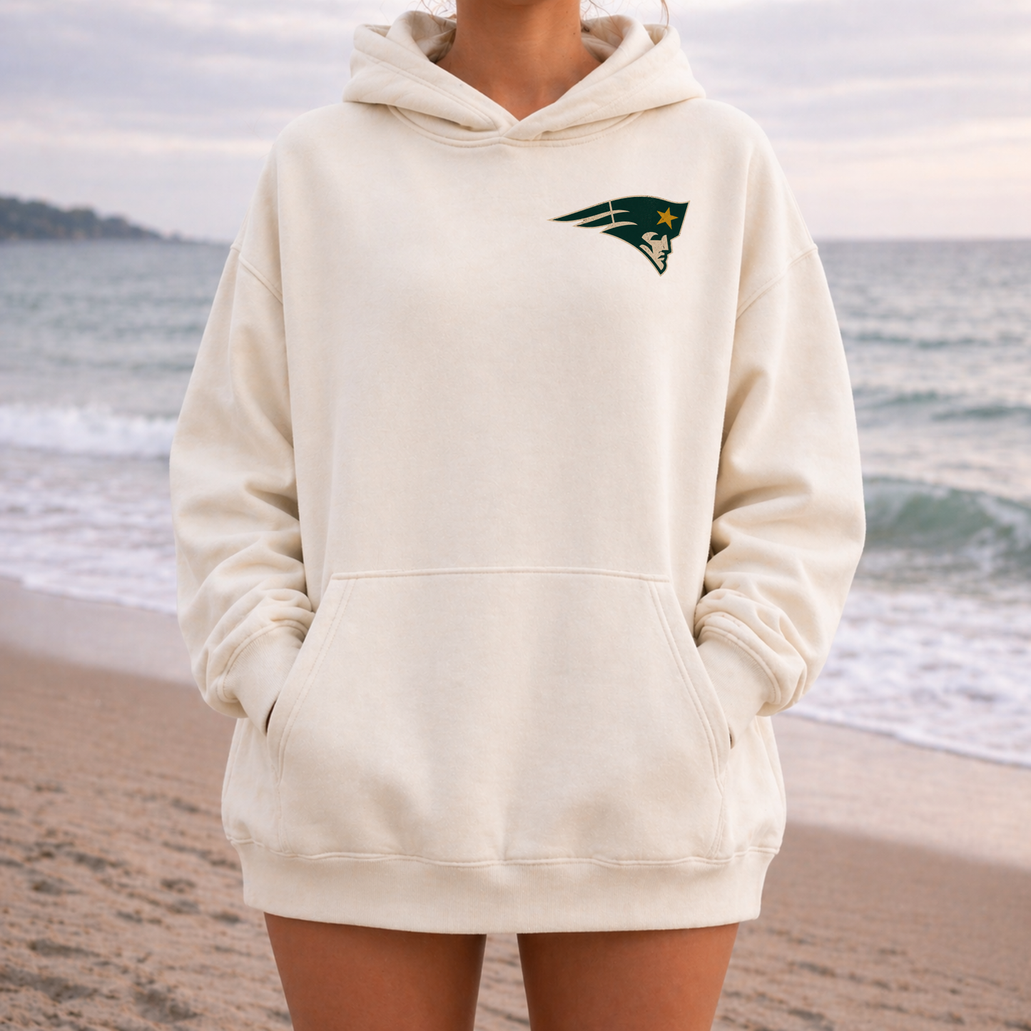 America 250: We Are Ward Melville – Premium Garment-Dyed – Bone | Ward Melville Cheer | Salt + Shore