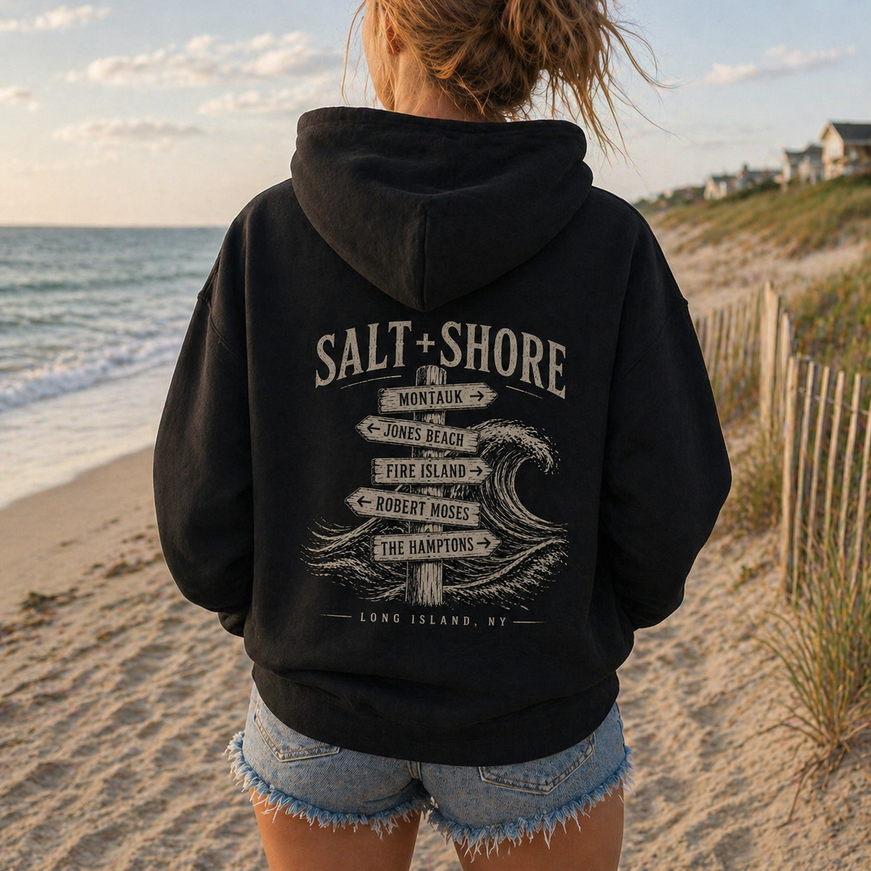 Long Island Wayfinder – Classic Cotton – Black | Salt + Shore