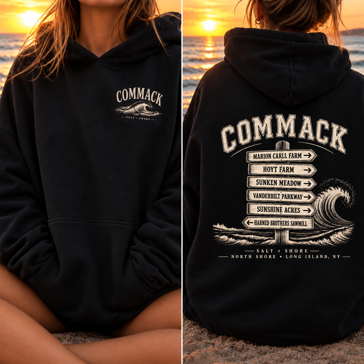 Commack Wayfinder – Classic Cotton – Black | Commack | Salt + Shore