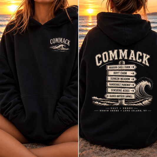 Commack Wayfinder – Classic Cotton – Black | Commack | Salt + Shore